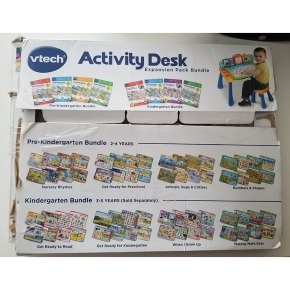 V Tech VTech Activity Desk Learning expansion pack preschool kindergarten - Picture 2 of 4